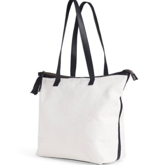 Walter Baker Carly Weekender Canvas Tote Bag - Picture 1 of 10